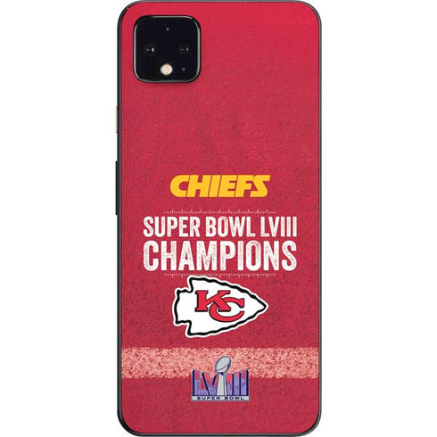 NFL Chiefs Super Bowl LVIII Champions Google Pixel 4 XL Skin